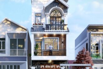 NHÀ PHỐ 3 TẦNG MÁI THÁI