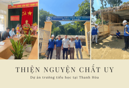 Thiện Nguyện HATIHOME – Góp Phần Xây Nên Ngôi Trường Tiểu Học Tại Quan Hóa – Thanh Hóa